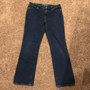 Lands End fit 2 bootcut jeans